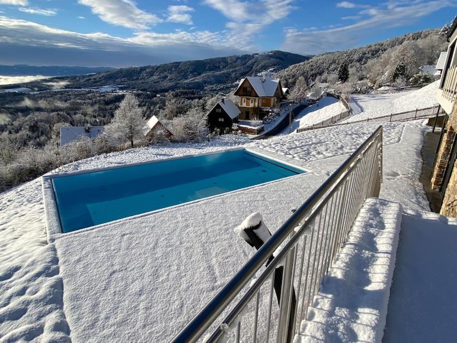Greim15 --- Ganzes Ferienhaus Mit Fernsicht, Pool, Wellness Deutschlandsbergi járás Kültér fotó