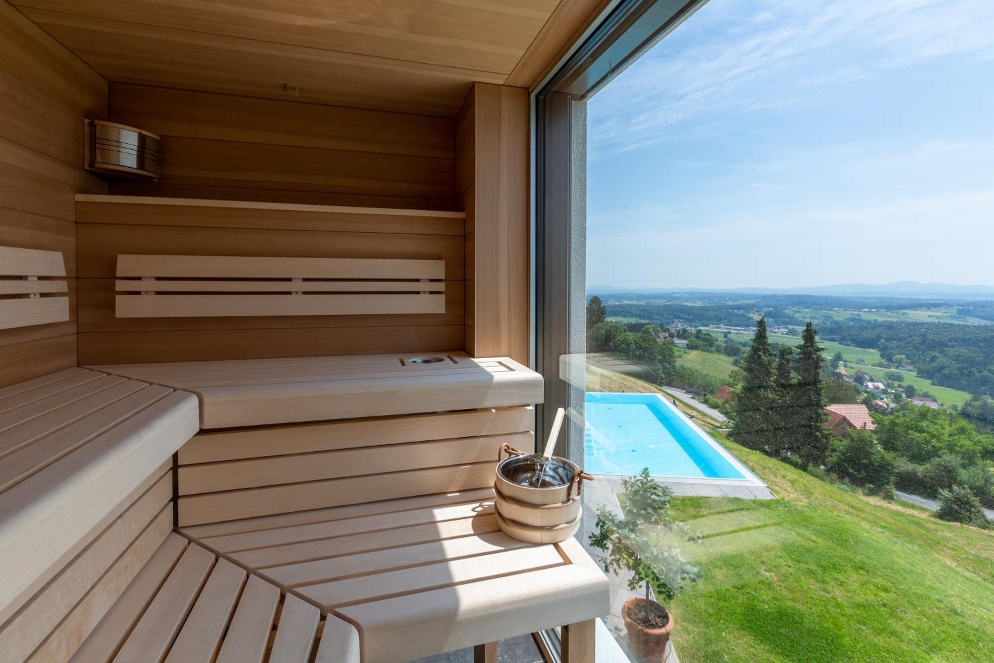 Greim15 --- Ganzes Ferienhaus Mit Fernsicht, Pool, Wellness Deutschlandsbergi járás Kültér fotó